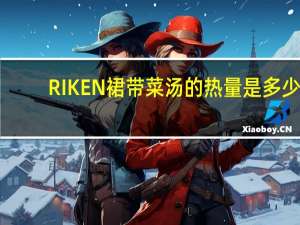 RIKEN 裙带菜汤的热量是多少