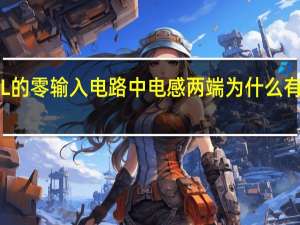 RL的零输入电路中电感两端为什么有电压啊