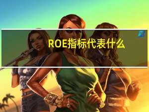 ROE指标代表什么