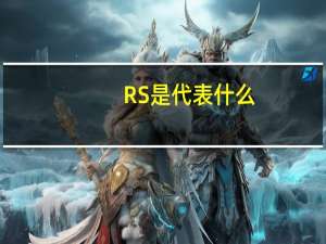 RS是代表什么