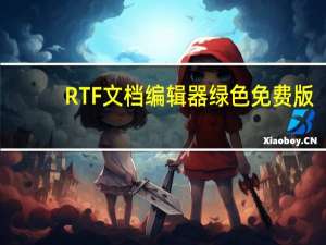 RTF文档编辑器 绿色免费版（RTF文档编辑器 绿色免费版功能简介）