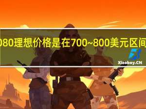 RTX4080理想价格是在700~800美元区间累计占比44%