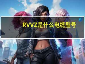 RVVZ是什么电缆型号