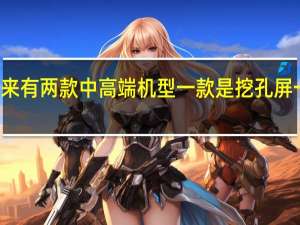 Redmi接下来有两款中高端机型一款是挖孔屏一款是升降全面屏