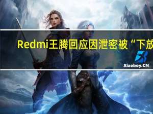 Redmi王腾回应因泄密被“下放”：开玩笑而已 轮岗是学习历练