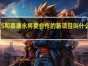 S和蔡康永将要合作的新项目叫什么名字？