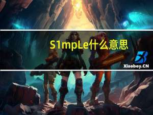 S1mpLe什么意思
