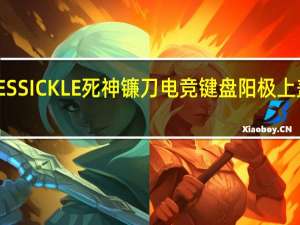 SADESSICKLE死神镰刀电竞键盘阳极上盖极简风格[XF]
