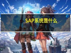 SAP系统是什么