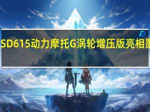 SD 615动力摩托G涡轮增压版亮相墨西哥