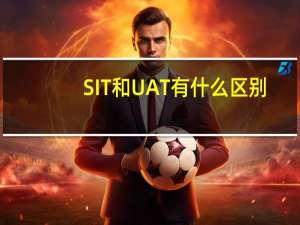 SIT和UAT有什么区别