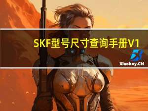 SKF型号尺寸查询手册 V1.0 绿色免费版（SKF型号尺寸查询手册 V1.0 绿色免费版功能简介）