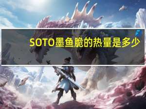 SOTO 墨鱼脆的热量是多少