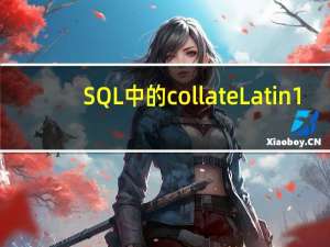 SQL 中的collate Latin1_General_CS_AI是什么意思
