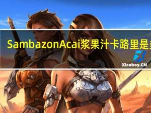Sambazon Acai浆果汁卡路里是多少