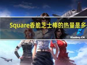 Square 香脆芝士棒的热量是多少