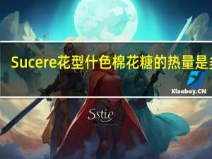 Sucere 花型什色棉花糖的热量是多少