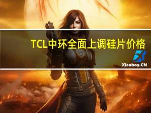 TCL中环全面上调硅片价格