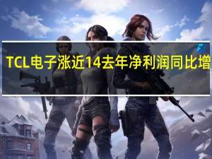 TCL电子涨近14% 去年净利润同比增近70%