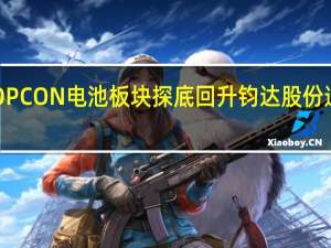 TOPCON电池板块探底回升 钧达股份逼近涨停