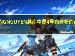 TRUNG NGUYEN 越南中原4号咖啡粉的热量是多少