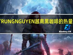 TRUNG NGUYEN 越南黑咖啡的热量是多少