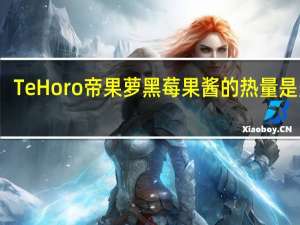Te Horo 帝果萝 黑莓果酱的热量是多少