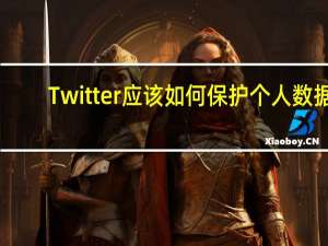 Twitter应该如何保护个人数据