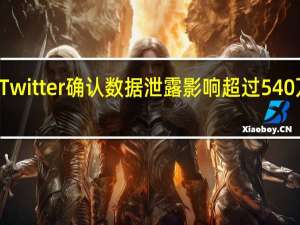 Twitter确认数据泄露影响超过540万用户