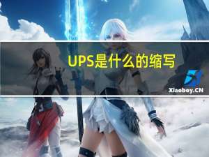 UPS是什么的缩写