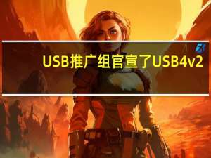 USB推广组官宣了USB4v2.0标准披露的峰值速率可达80Gbps