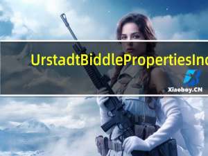 Urstadt Biddle Properties Inc.报告第四季度和2019财年运营结果