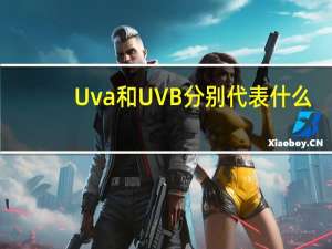 Uva和UVB分别代表什么