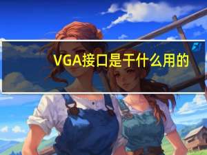 VGA接口是干什么用的