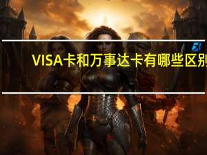 VISA卡和万事达卡有哪些区别