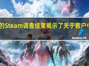 Valve公布了其最新的Steam调查结果揭示了关于客户中软件和硬件偏好的新细节