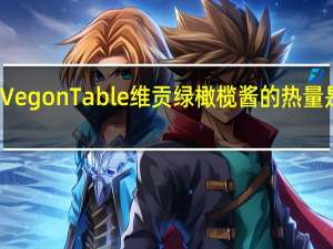 VegonTable 维贡绿橄榄酱的热量是多少