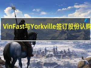 VinFast与Yorkville签订股份认购协议