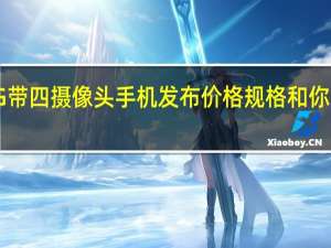Vivo S6 5G带四摄像头手机发布价格 规格和你需要知道的一切