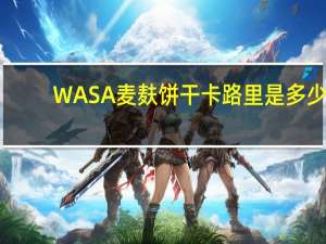 WASA 麦麸饼干卡路里是多少