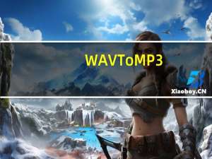 WAV To MP3(WAV转MP3格式转换器免费版) V3.2 破解版（WAV To MP3(WAV转MP3格式转换器免费版) V3.2 破解版功能简介）