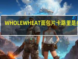WHOLE WHEAT 面包片卡路里是多少