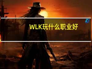 WLK玩什么职业好