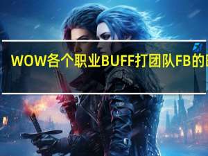 WOW 各个职业BUFF 打团队FB的时候，有哪些职业可以提高DPS的，比如SS的元素诅咒，鸟德的暴击，