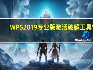 WPS2019专业版激活破解工具 V1.0 绿色免费版（WPS2019专业版激活破解工具 V1.0 绿色免费版功能简介）