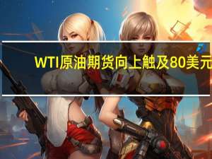 WTI原油期货向上触及80美元/桶日内涨0.78%