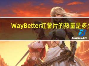 Way Better 红薯片的热量是多少