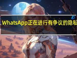 WhatsApp正在进行有争议的隐私更新