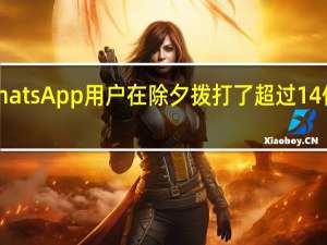 WhatsApp用户在除夕拨打了超过14亿个电话