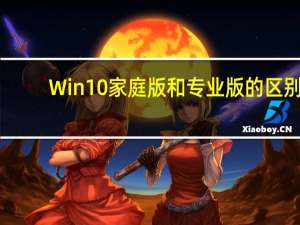Win10家庭版和专业版的区别